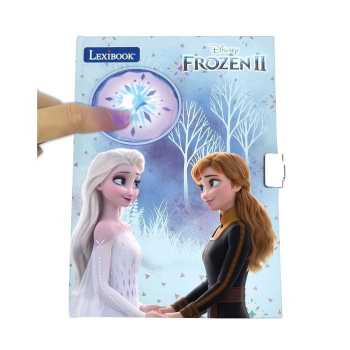 LEXIBOOK Diario Secreto Electrónico Frozen Disney +3 Años con Candado y Llave, Efectos de Luz LEXIBOOK Diario Secreto Electrónico Frozen Disney +3 Años con Candado y Llave, Efectos de Luz