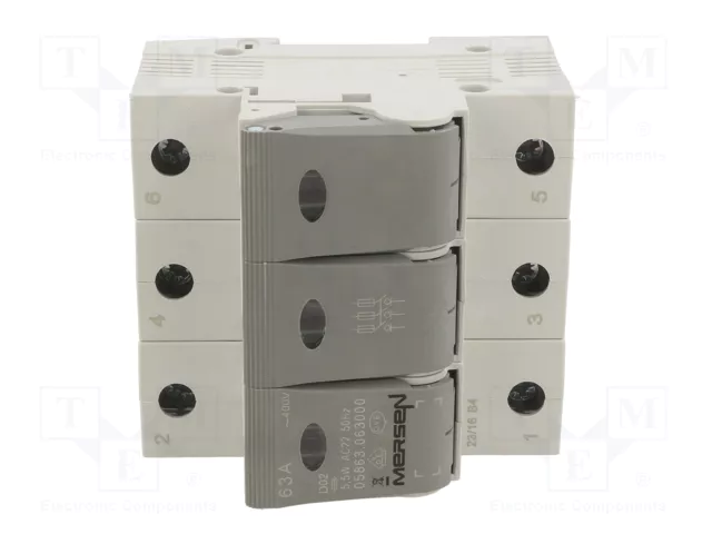 Mersen 05863.063000 LINOCUR D0 63A 400VAC 3p Lasttrennschalter