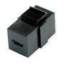VALUE USB Typ C Keystone Modul negro