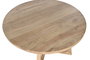 DKD Home Decor Mesa Redonda Comedor Scandi 115x76 cm Acacia