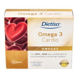 DIETISA Omega 3 Cardio 45Perlas para el funcionamiento normal del corazón