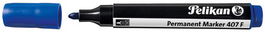 Rotulador Permanente Pelikan 407 F Azul (Set de 10)