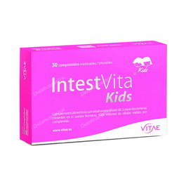 VITAE Intestvita Kids 30 Comprimidos Masticables Sabor Vainilla para Niños
