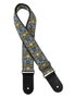 Correa Gaucho Serie Tradicional para Guitarra 50 mm Mosaico Azul