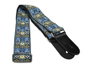 Correa Gaucho Serie Tradicional para Guitarra 50 mm Mosaico Azul