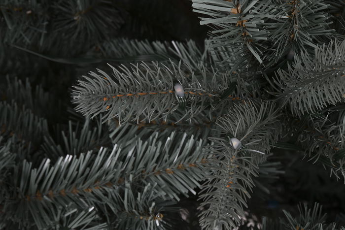 DKD Home Decor Árbol Navidad Alpina Colección Coloured lights Verde 145 x 240 x 145 cm