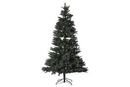 DKD Home Decor Árbol Navidad Alpina Colección Coloured lights Verde 145 x 240 x 145 cm