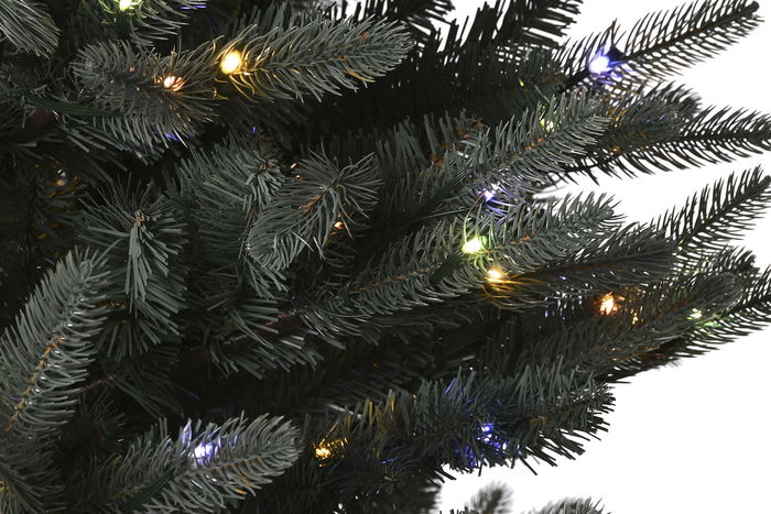 DKD Home Decor Árbol Navidad Alpina Colección Coloured lights Verde 145 x 240 x 145 cm
