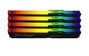 Kingston FURY Beast 128 GB 5200 MT/s DDR5 CL40 DIMM Kit de 4 RGB XMP
