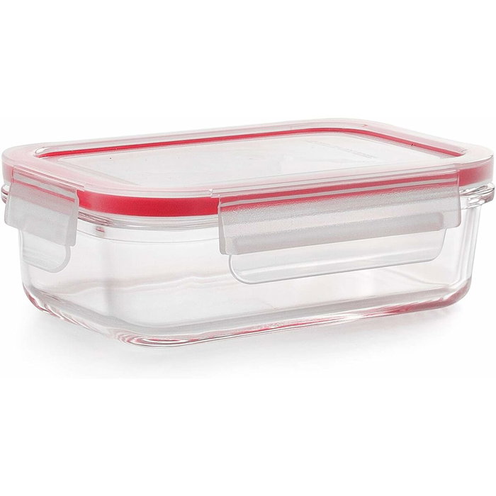 Ibili Fiambrera rectangular de borosilicato 900 ml