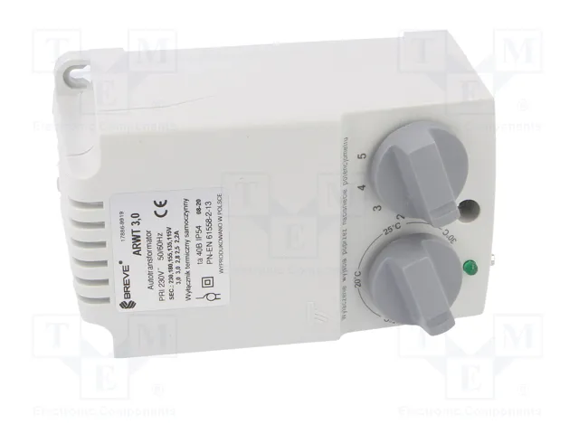 BREVE TUFVASSONS Regulador de velocidad para motores de ventiladores 230VAC 400W