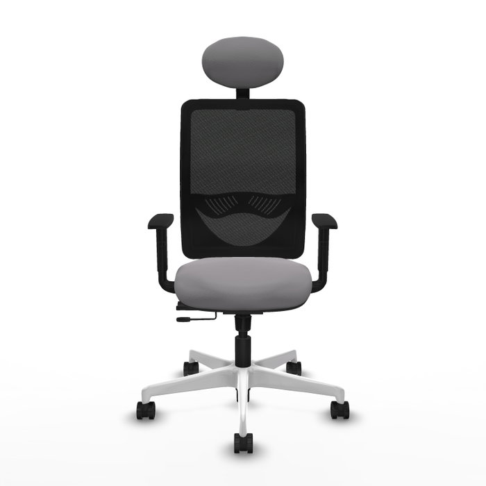 PIQUERAS Y CRESPO Silla de oficina Zulema con mecanismo Sincro/Traslack, Gris y Negro PIQUERAS Y CRESPO Silla de oficina Zulema con mecanismo Sincro/Traslack, Gris y Negro