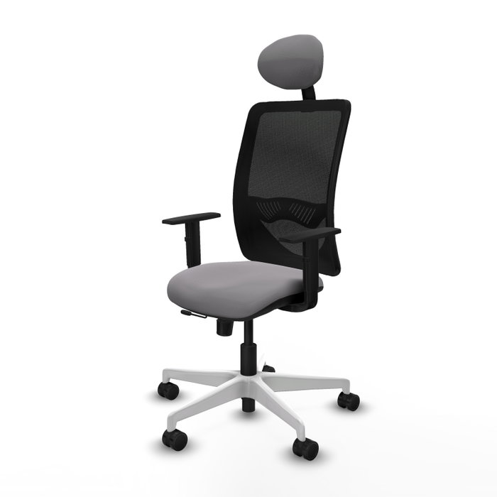 PIQUERAS Y CRESPO Silla de oficina Zulema con mecanismo Sincro/Traslack, Gris y Negro PIQUERAS Y CRESPO Silla de oficina Zulema con mecanismo Sincro/Traslack, Gris y Negro