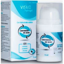 VISAID Hydrogel Contorno De Ojos 15Ml para Párpado Atópico o Alérgico con Ácido Hialurónico y Aloe Vera