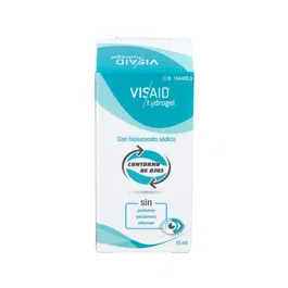 VISAID Hydrogel Contorno De Ojos 15Ml para Párpado Atópico o Alérgico con Ácido Hialurónico y Aloe Vera
