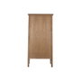 DKD Home Decor Armario de Olmo Macizo Natural con 4 Puertas y 1 Cajón