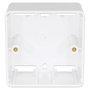 Intellinet 771900 + 771917 Aufputzrahmen para Wanddosen, Blanco, ABS, 80 x 80 x 45 mm