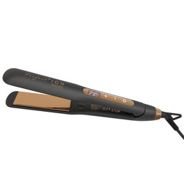 Ines Sage Plancha de Pelo Titane Power & Care Perfect Ion, Pantalla Táctil, Placas de Titanio, Iones Negativos, Calentamiento Rápido 70s, Temperatura Ajustable 80-230°C, Ergonómica
