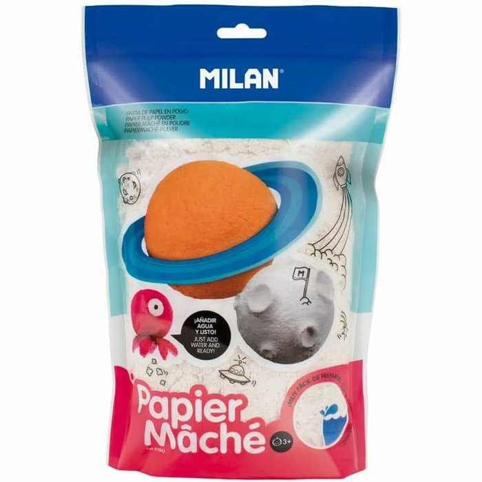 Milán Papel Maché Blanco en Polvo Bolsa 200 g