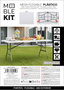 Moblekit Mesa de Plástico Plegable 180x70x74cm