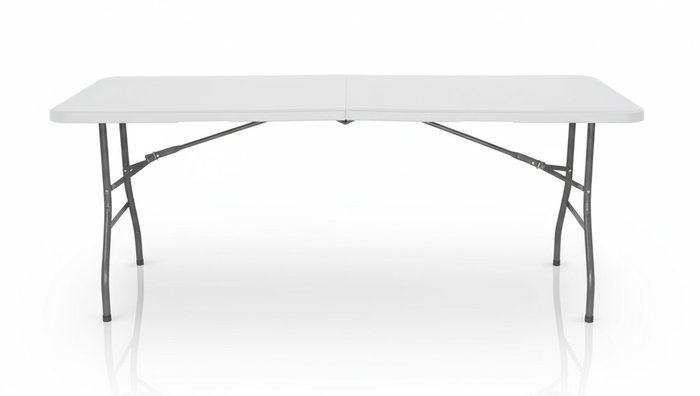 Moblekit Mesa de Plástico Plegable 180x70x74cm