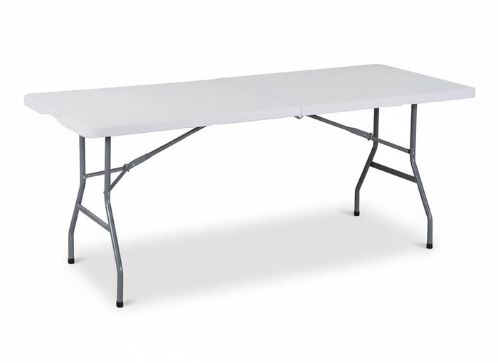 Moblekit Mesa de Plástico Plegable 180x70x74cm