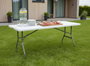 Moblekit Mesa de Plástico Plegable 180x70x74cm