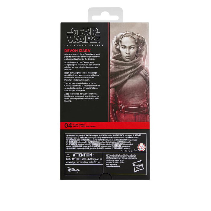 Hasbro Star Wars The Black Series Devon Izara Maul Shadow Lord 15cm