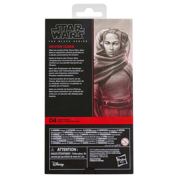 Hasbro Star Wars The Black Series Devon Izara Maul Shadow Lord 15cm