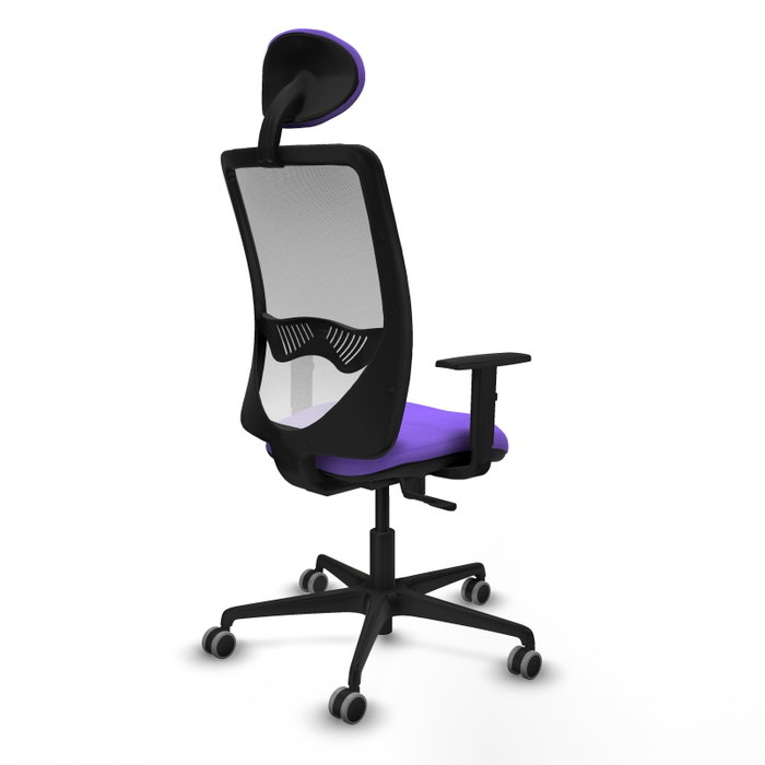 PIQUERAS Y CRESPO Silla de oficina Zulema con mecanismo Sincro, Lila y Blanco PIQUERAS Y CRESPO Silla de oficina Zulema con mecanismo Sincro, Lila y Blanco
