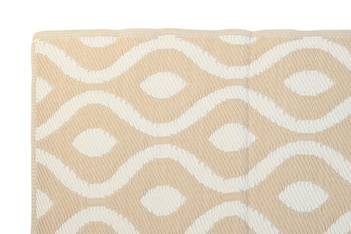 DKD Home Decor Alfombra Gris Beige 210 x 1 x 150 cm (4 Unidades)