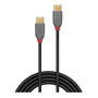 Lindy 36871 Cable USB 2.0 USB-C a USB-C de 1 m, Negro y Gris