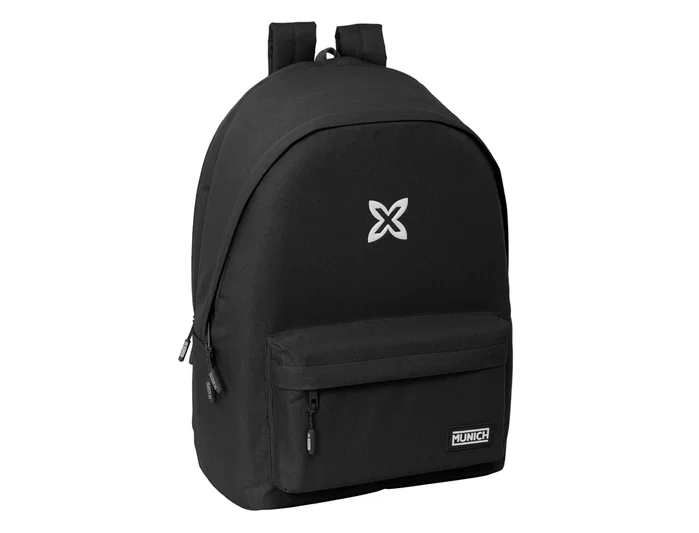 Safta Mochila Doble para Portátil 15,6+USB Munich Basics Negro