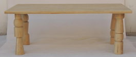 DKD Home Decor Mesa de Comedor Mango Natural 200x90x76