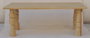 DKD Home Decor Mesa de Comedor Mango Natural 200x90x76
