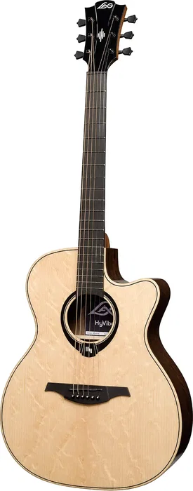 LAG HV30ACE Guitarra Acústica Auditorio HyVibe H2 Cutaway