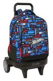 Safta Mochila Grande con Ruedas Compact Evolution Extraible Hot Wheels 450x330x220 mm