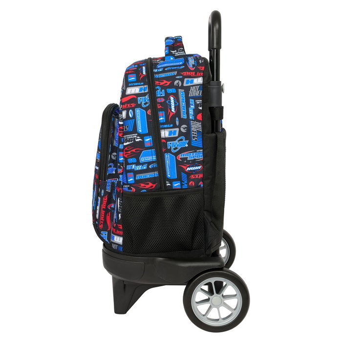 Safta Mochila con Ruedas Hot Wheels Compact Evolution Extraíble Safta Mochila con Ruedas Hot Wheels Compact Evolution Extraíble