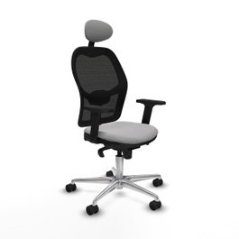 PIQUERAS Y CRESPO Silla de oficina Jorquera Gris claro/Negro