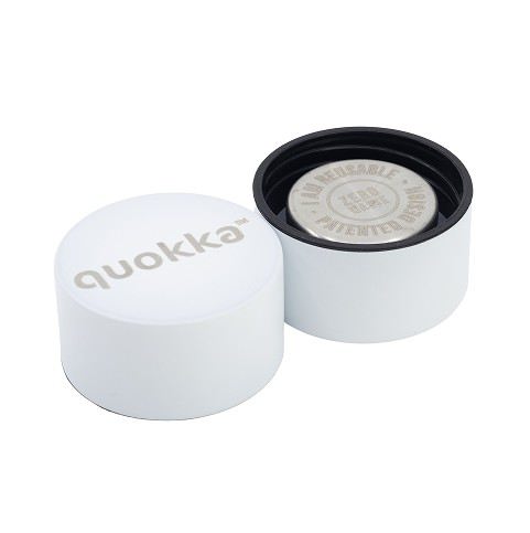 QUOKKA Botella Termo 850 ml Acero Inoxidable Color Blanco Sólido