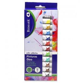 Bismark 327026 Set Pinturas Óleo Tubos 12 Colores x 12 ML