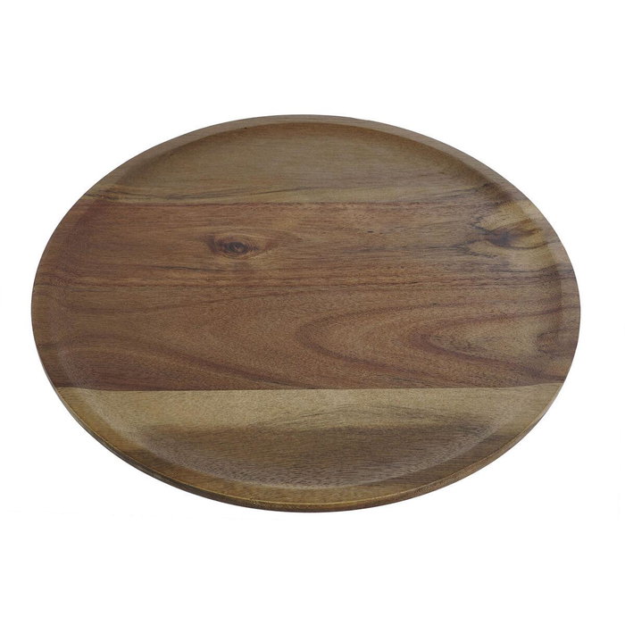 DKD Home Decor Bandeja Decorativa Natural Acacia 36 x 36 x 14 cm