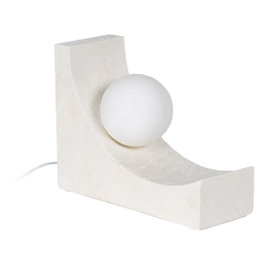 Ixia Lámpara de Mesa Blanco Poliresina