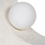 Ixia Lámpara de Mesa Blanco Poliresina