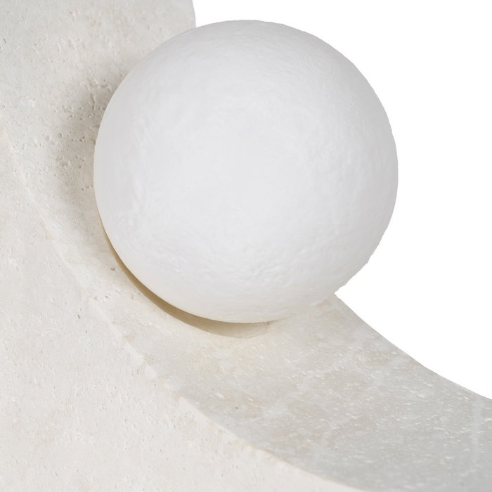 Lámpara Mesa Blanco Poliresina 26,50 X 10 X 19,50 cm