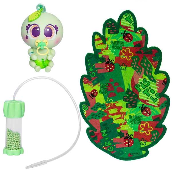 Bandai Ksimerito Pistilo Muñeca Interactiva Cambia de Color con Agua Helada 22x16,7x19 cm