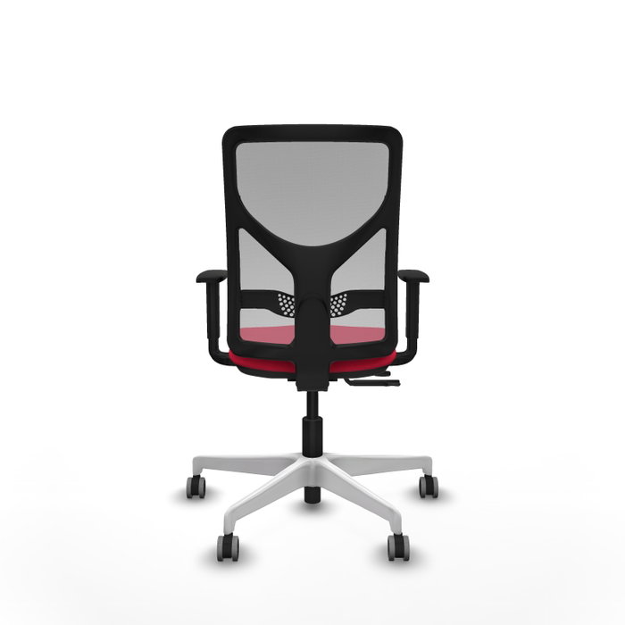 PIQUERAS Y CRESPO Silla de oficina Motilla con mecanismo Sincro/Traslack Rojo y Gris PIQUERAS Y CRESPO Silla de oficina Motilla con mecanismo Sincro/Traslack Rojo y Gris