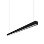 Velum Pantalla LED 1,7mts 11.100lm 64W 4000K Extensiva Negro RAL9005G Aluminio IP20 Clase Energética A++ IRC 90 220-240V 120º