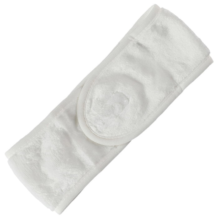 Cosmetic Club Banda De Maquillaje Para Maquillarse Y Eliminar Maquillaje Con Cierre De Velcro Colores Surtidos Rosa Palo Blanco