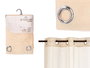Giftdecor Cortina Visillo Natural 140x260 cm (Set de 6)